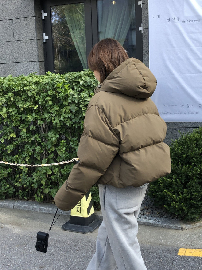 Noa hood duck down padding-3col