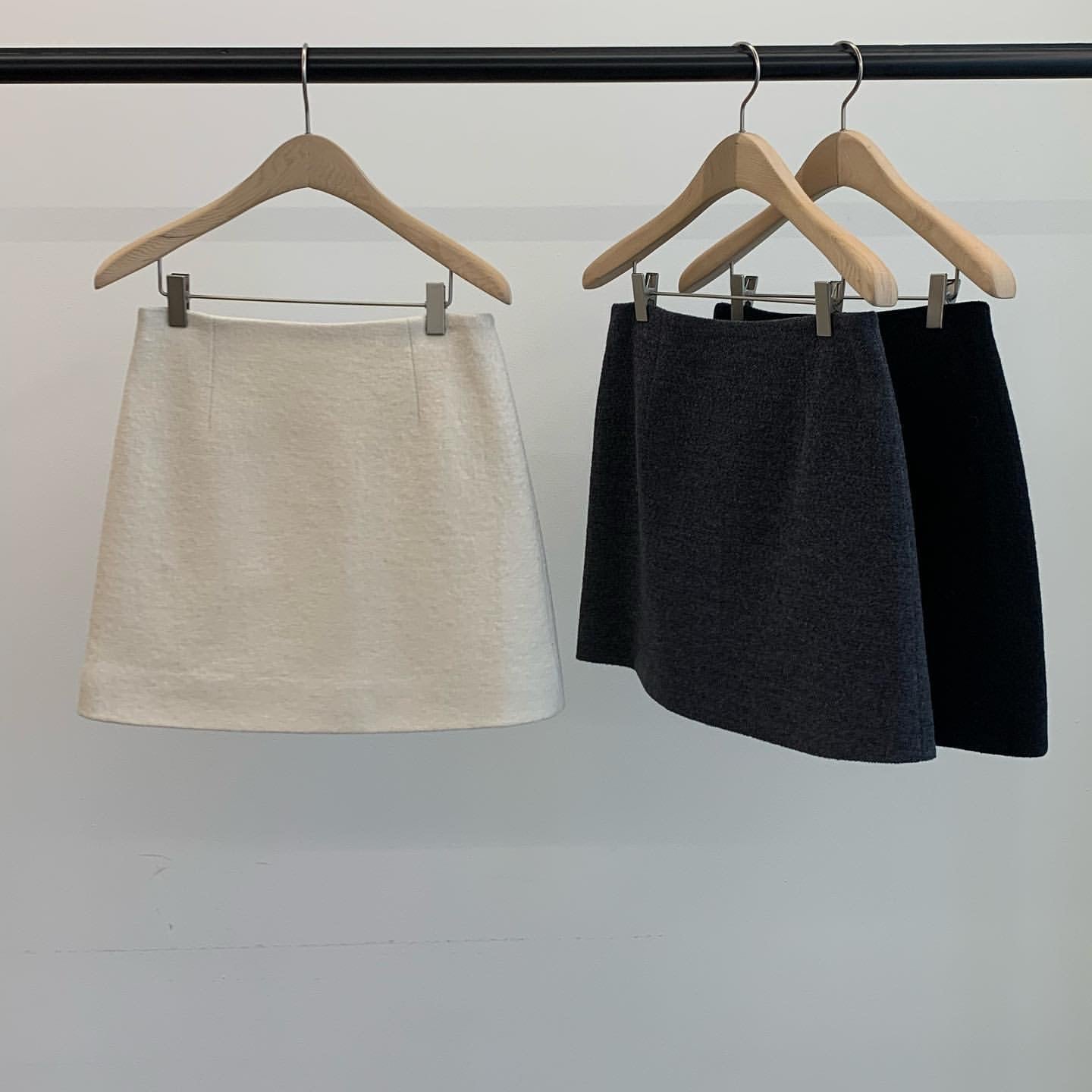 wooly mini skirt-3col