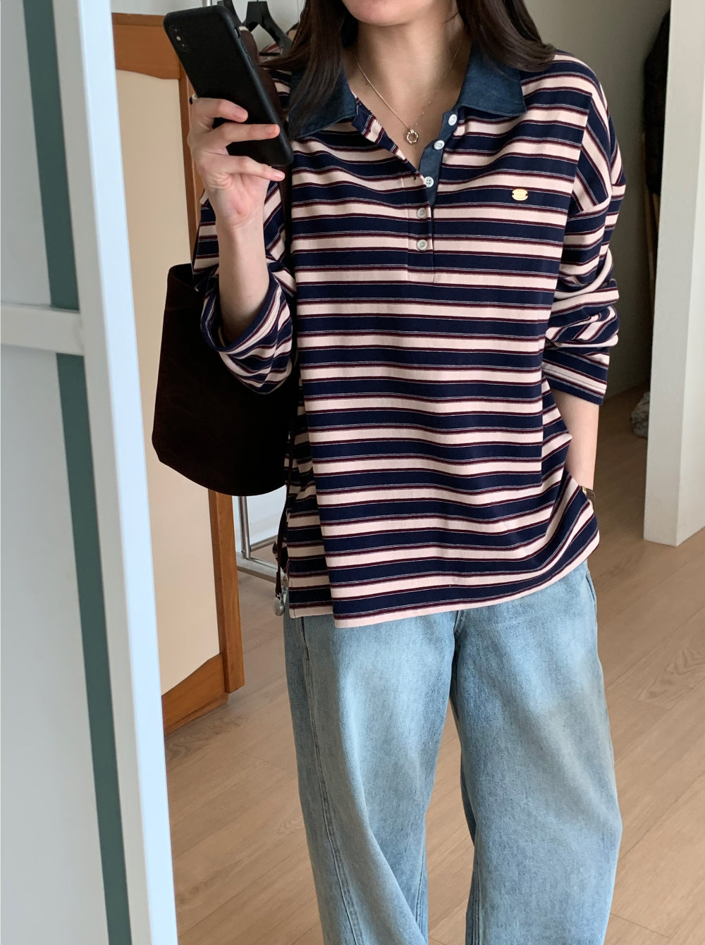 peace s.t collar T-3col