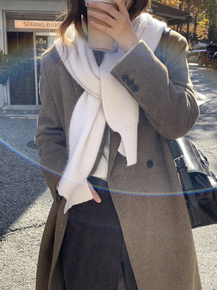 Verona raccoon knit bolero-3col