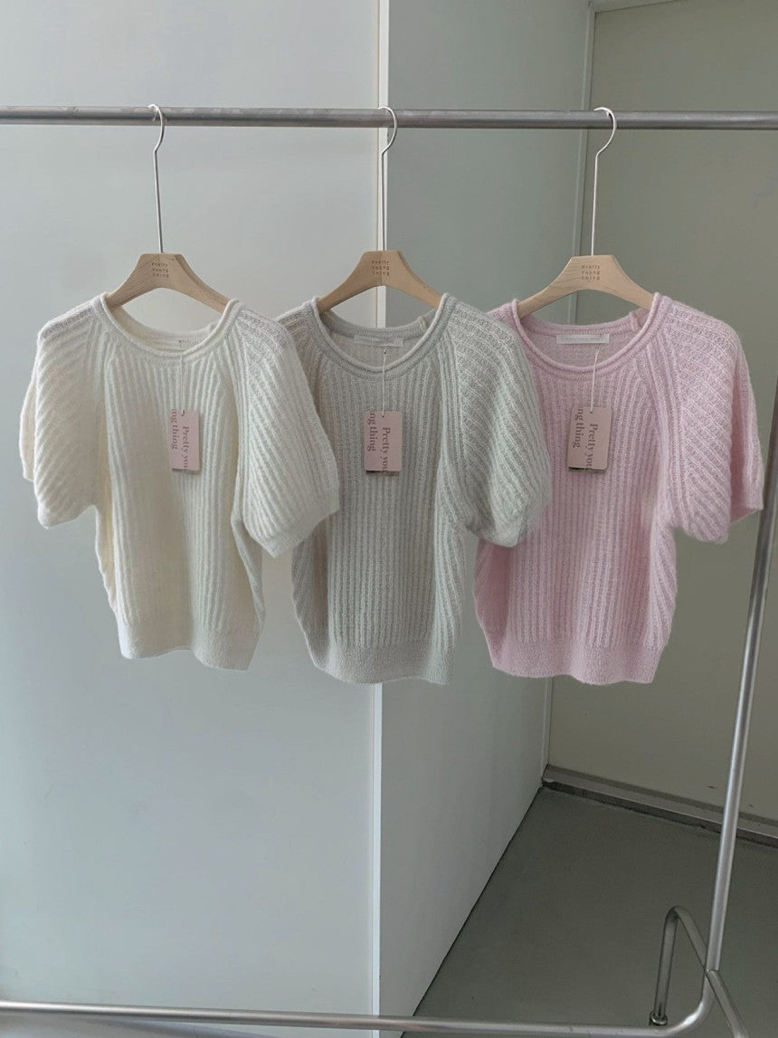 Beyond puff knit-3col