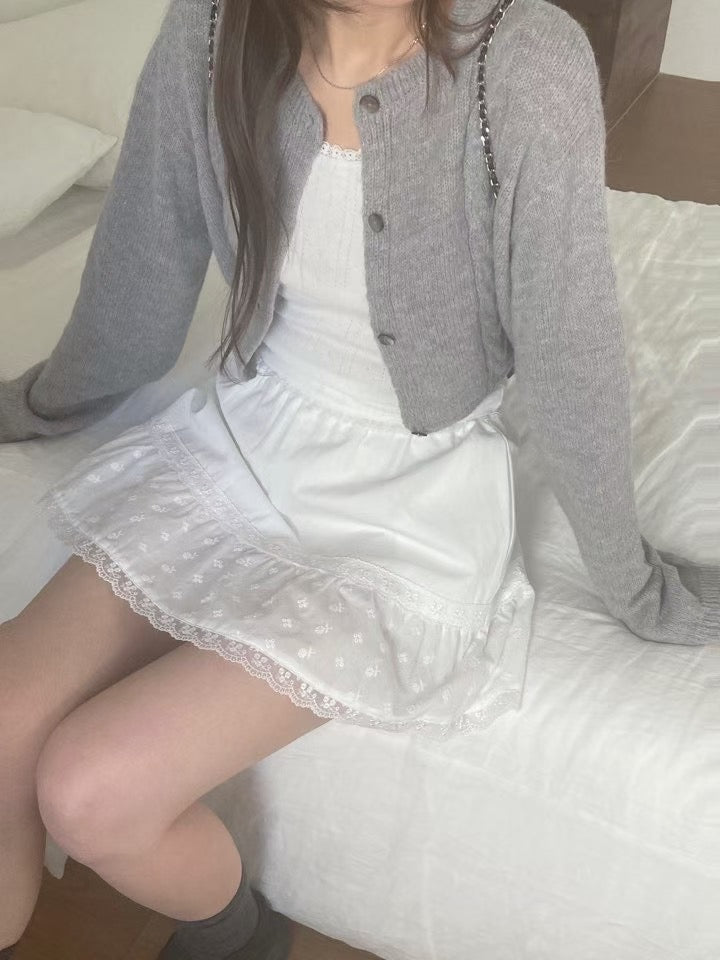 Murphy lace skirt-2col
