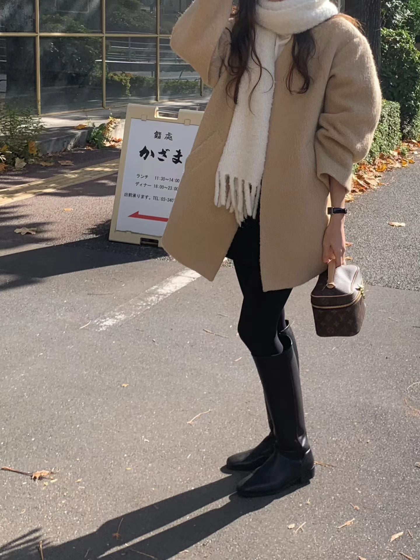 Ounce sander alpaca half coat-2col