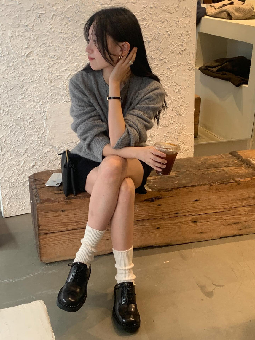 Marong cable knit-4col