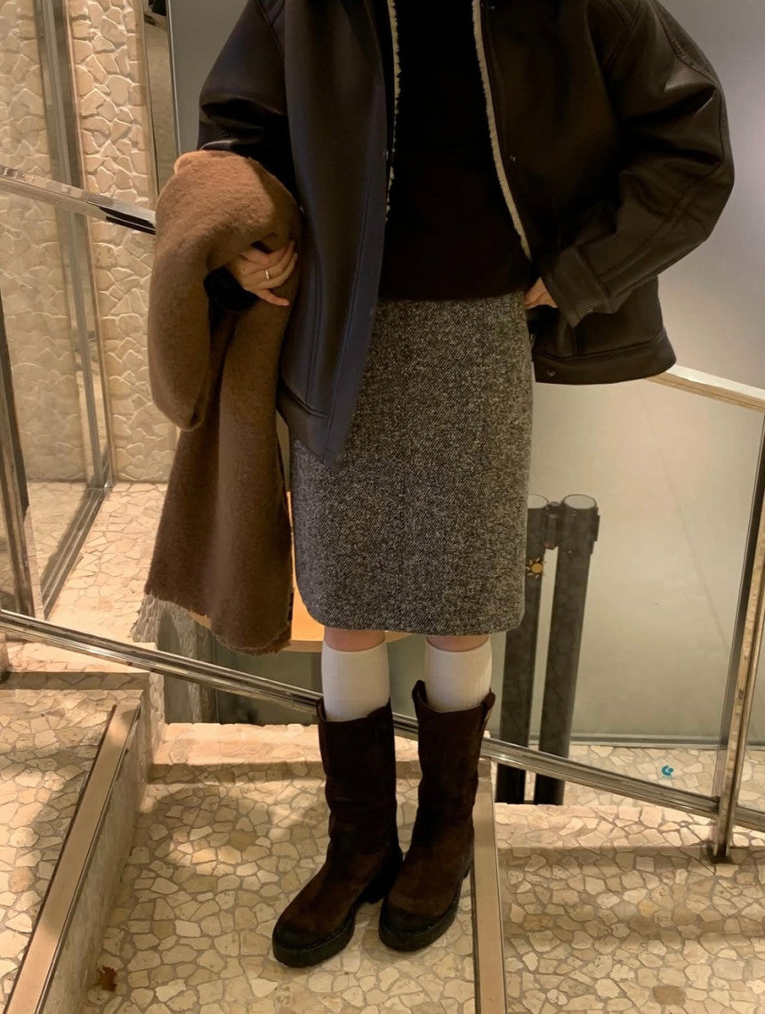 Margaret wool skirt-3col