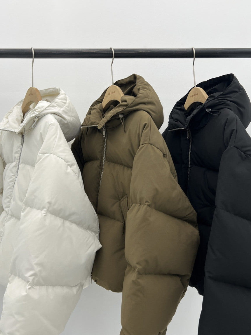 Noa hood duck down padding-3col