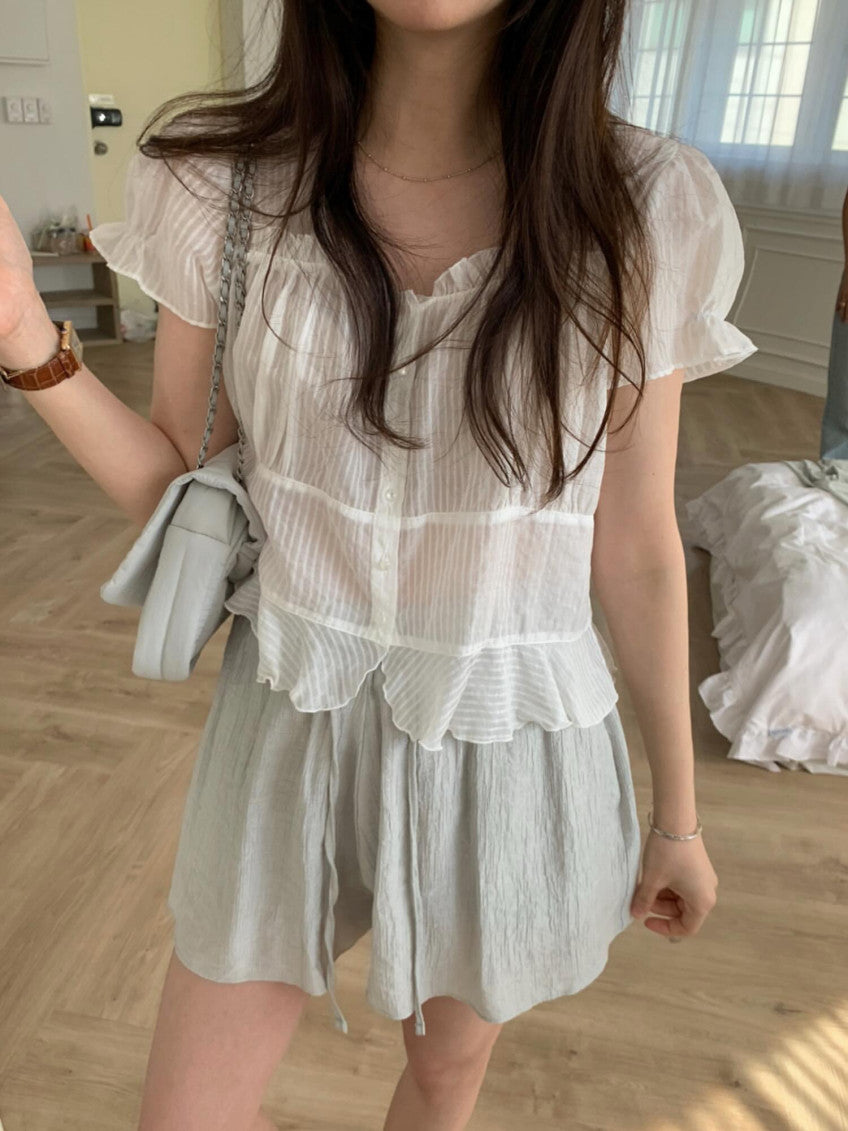 Oreo blouse-3col