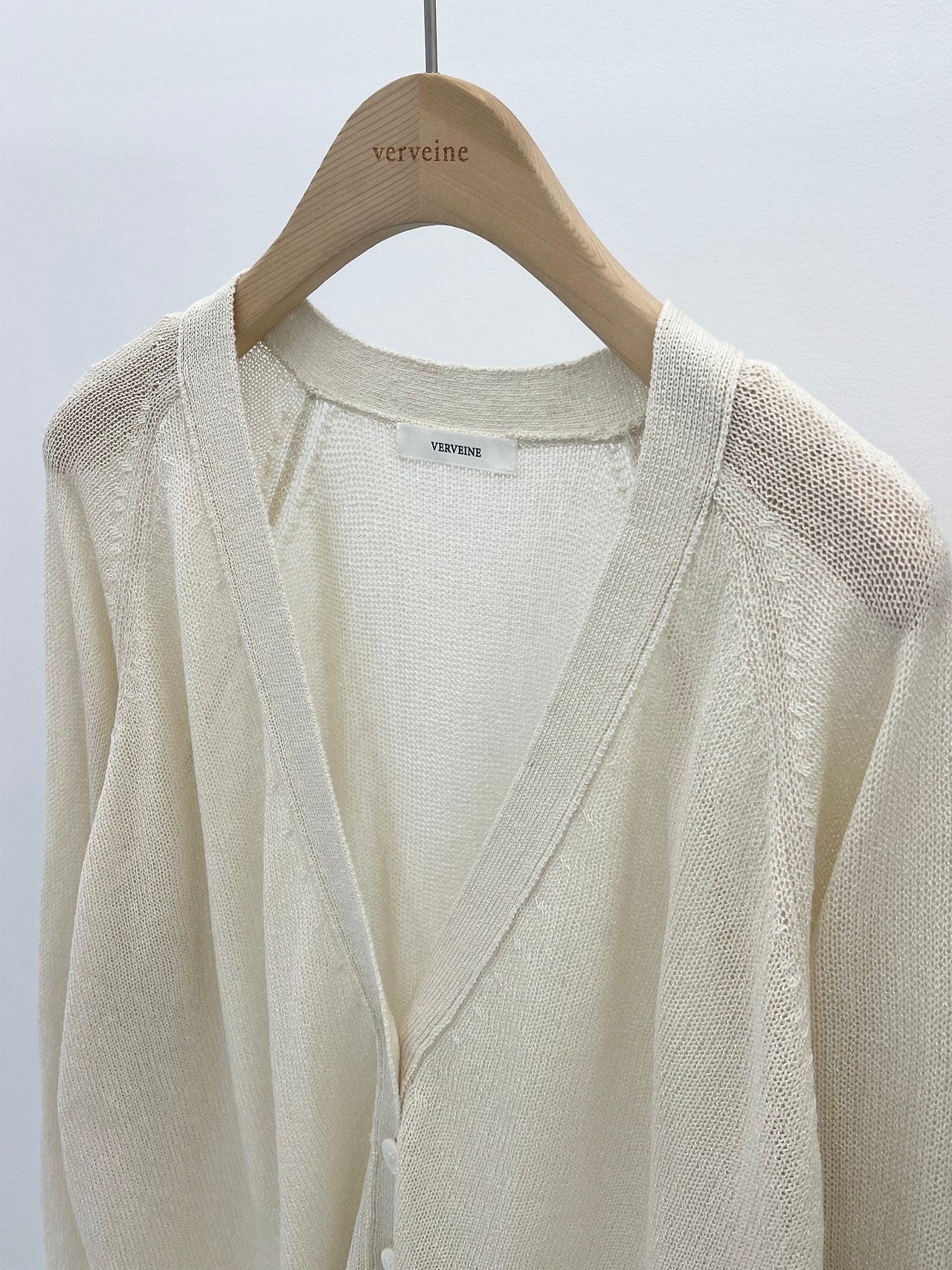 cream即納 Vera summer V-neck cardigan-2col
