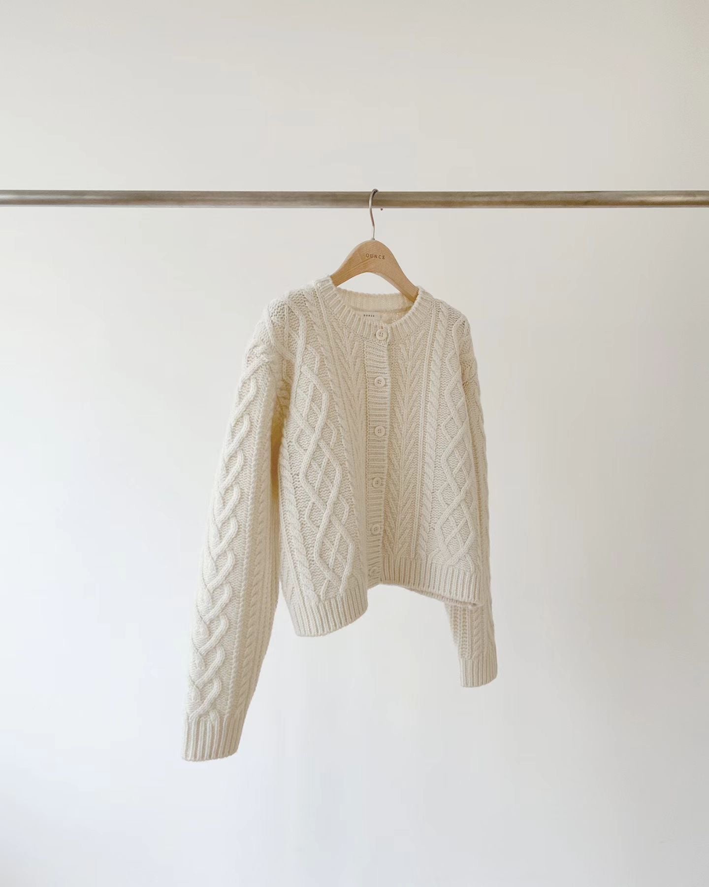 Ounce karen cable cardigan