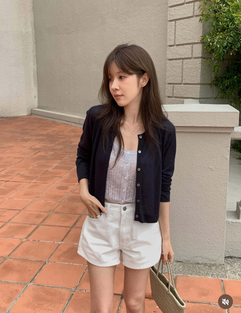 rari linen cardigan-4col