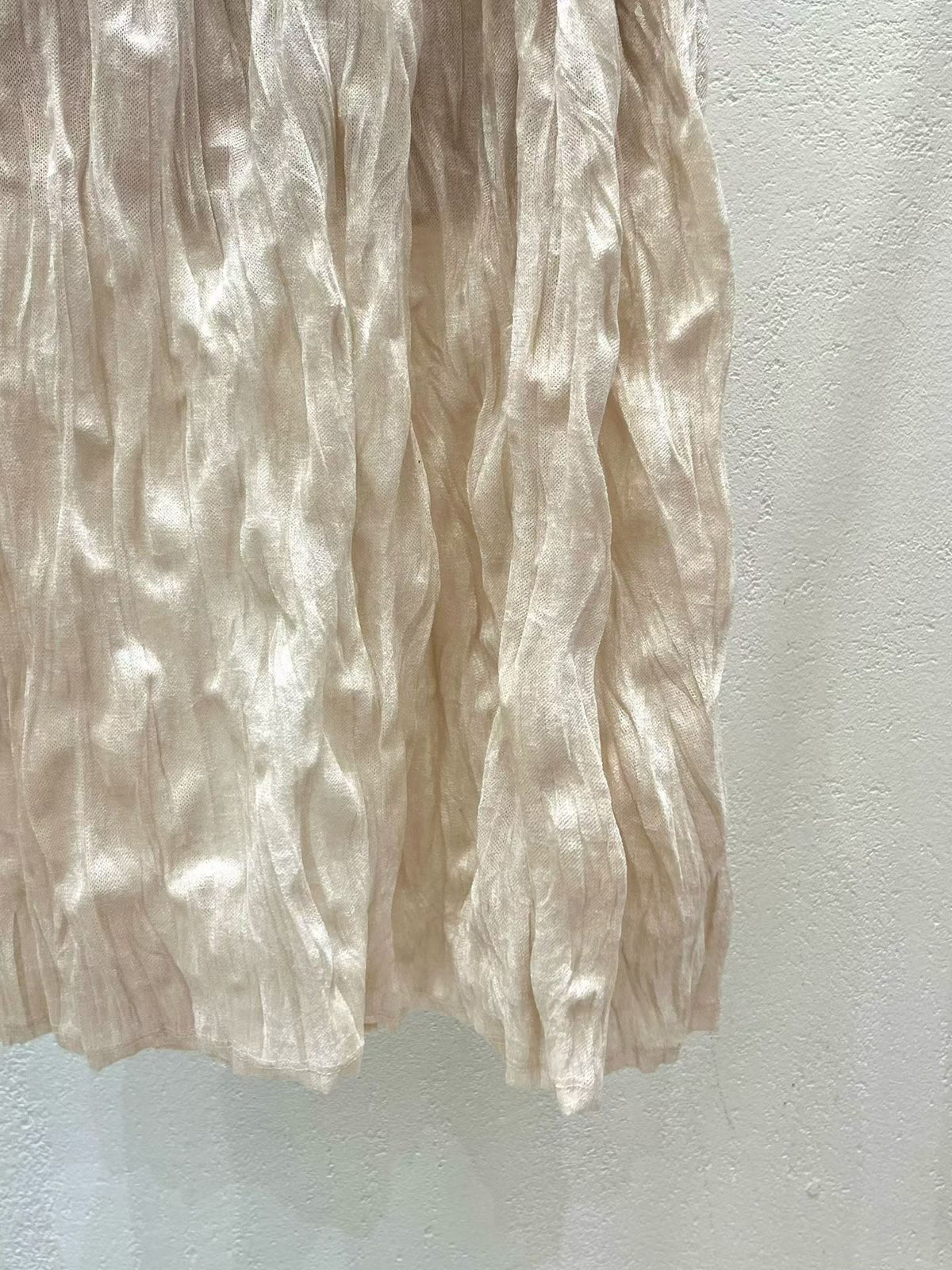 deondo velvet wrinkle skirt-3col