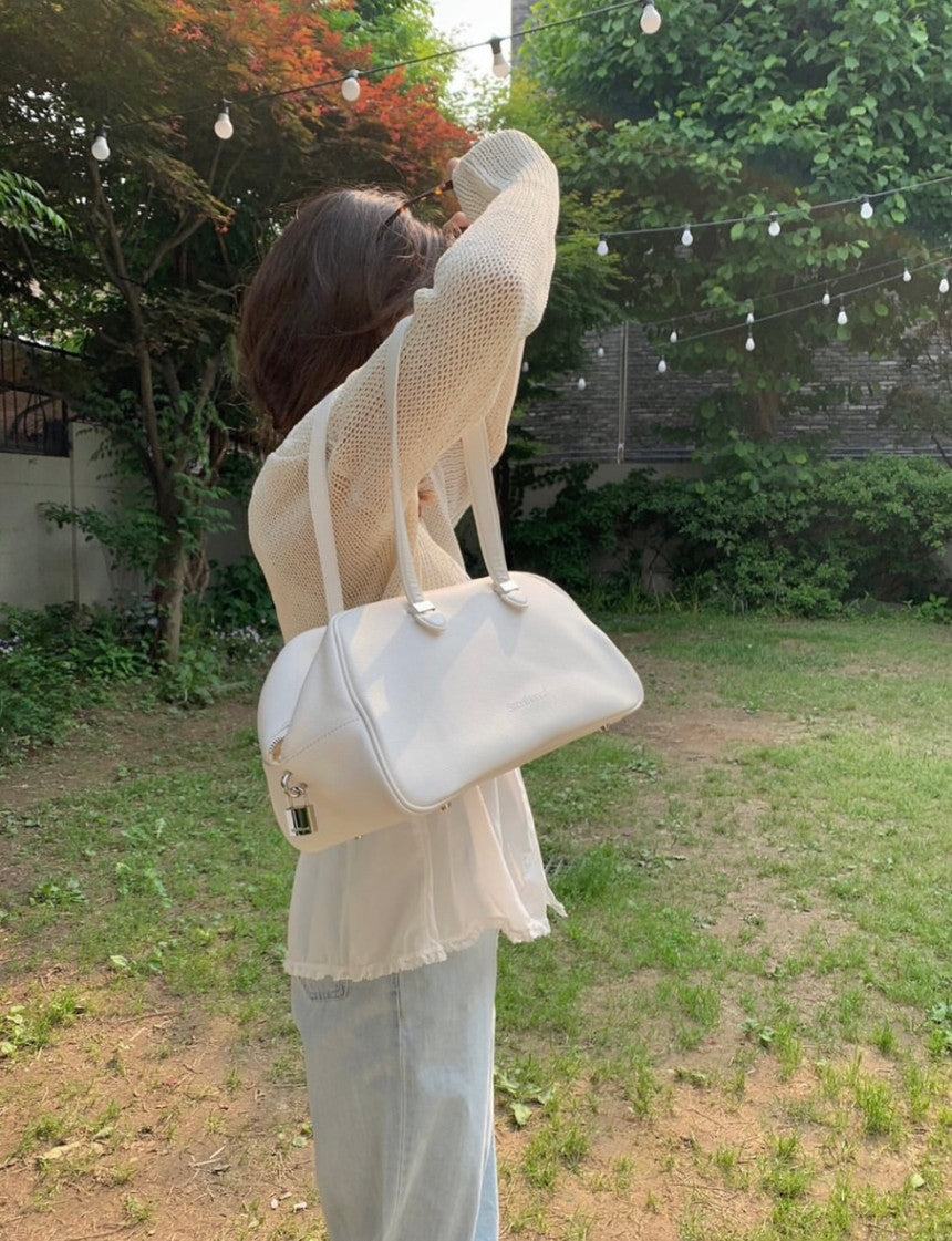 Net linen cardigan-3col