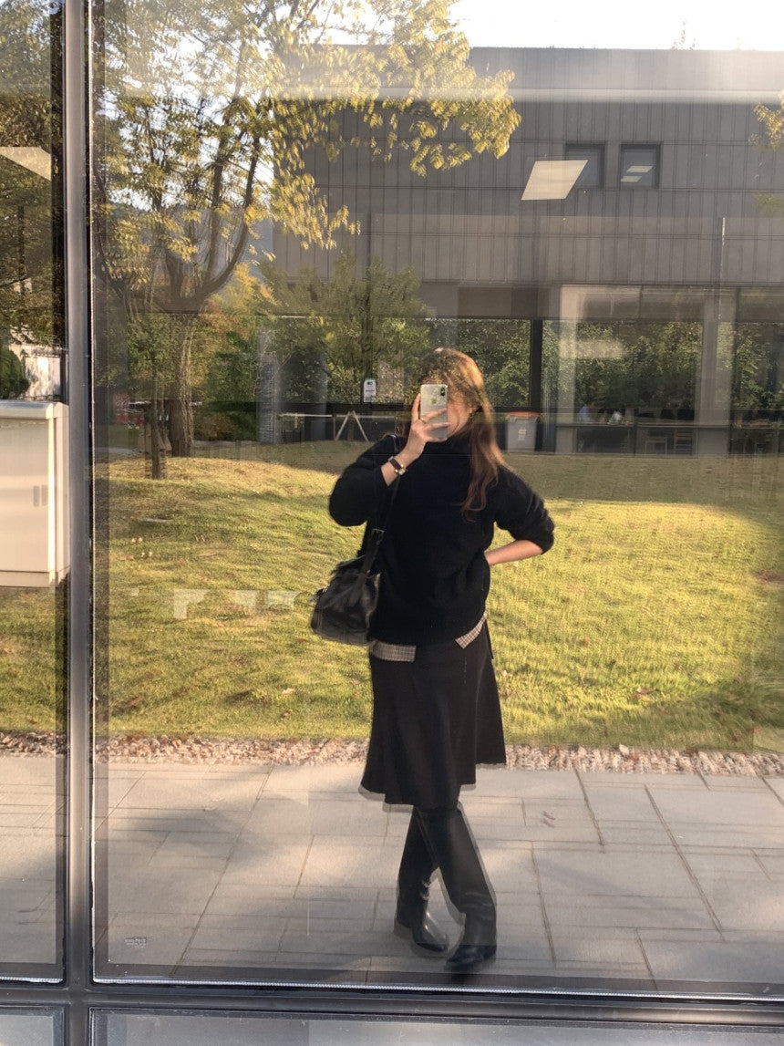 Meline wholegarment turtleneck knit-3col