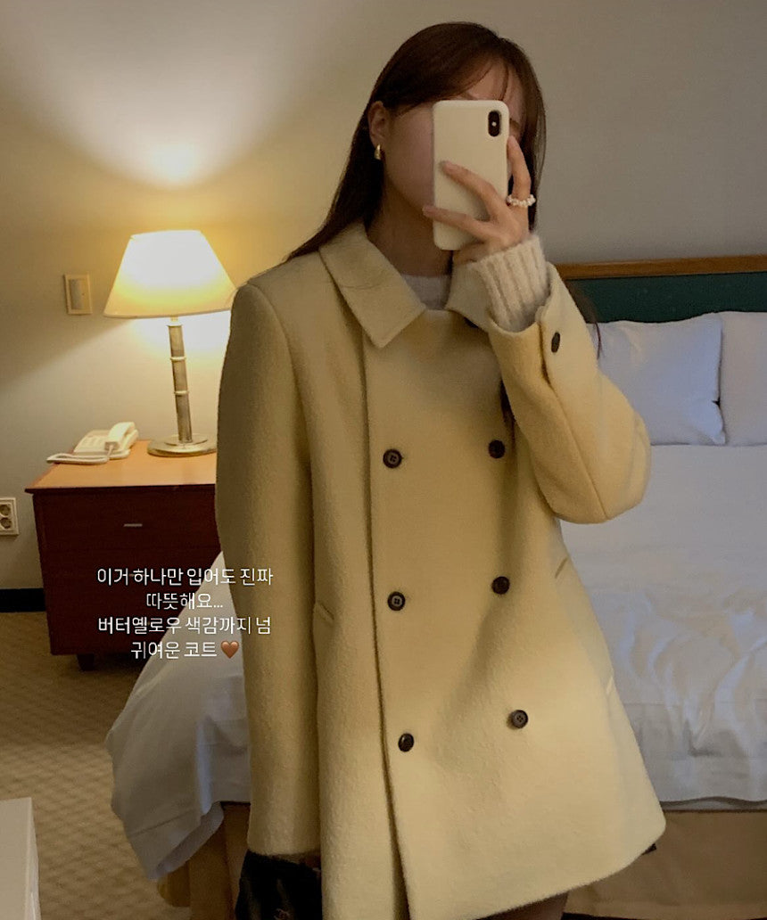 Lemiel wool coat-2col