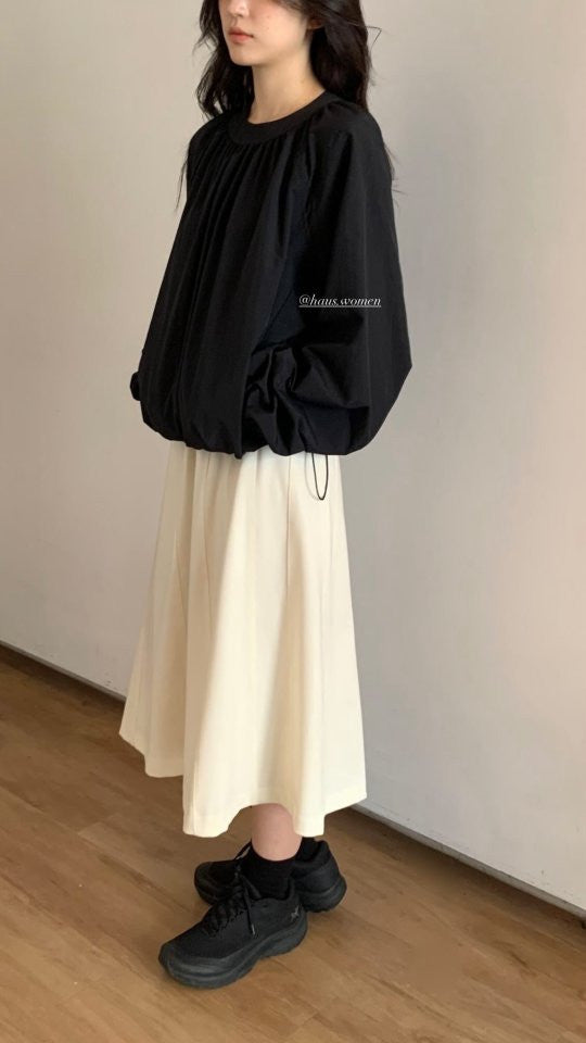 Haus piece midi skirt-2col