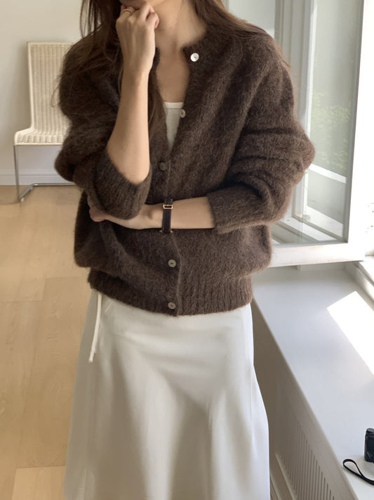 Lucy alpaca wholega cardigan-3col