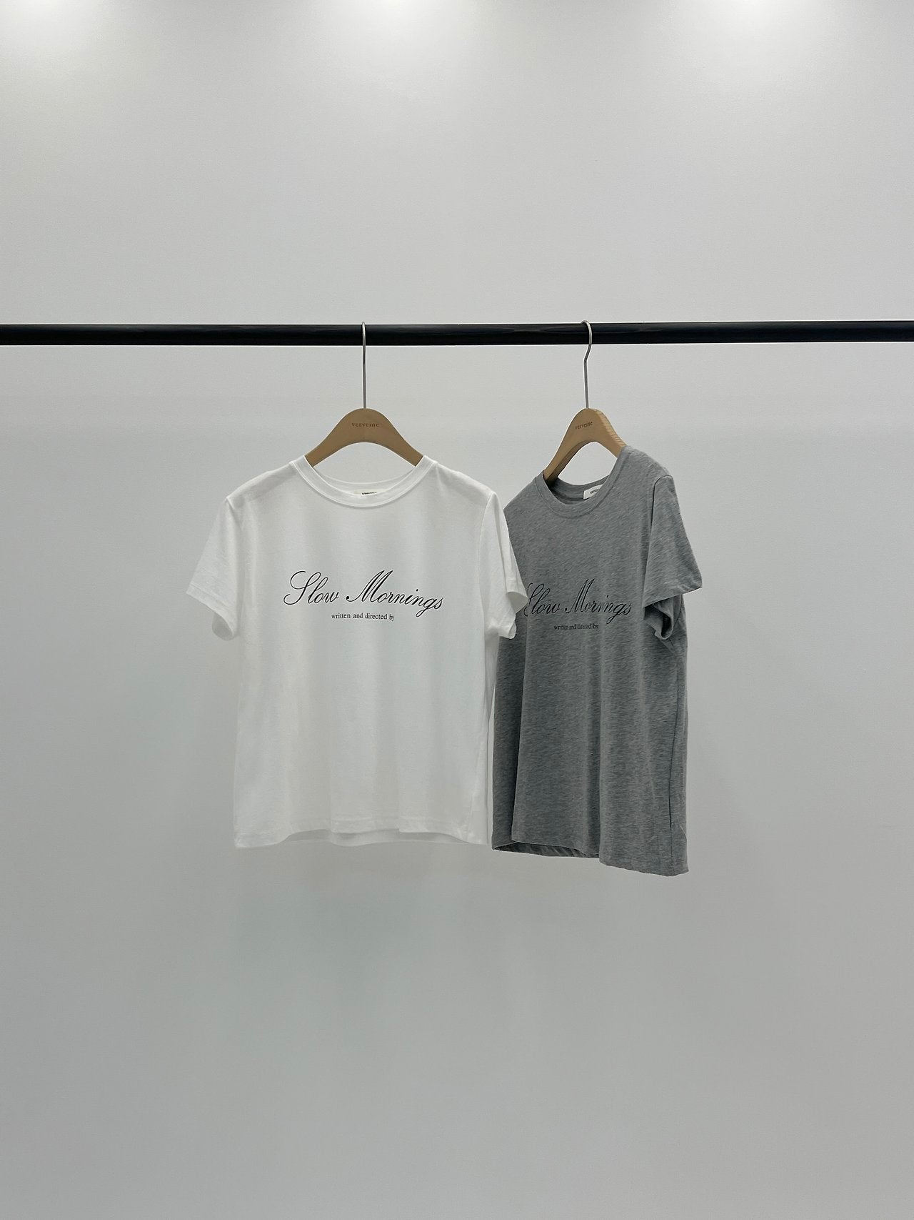 Slow Morning short sleeve T-2col