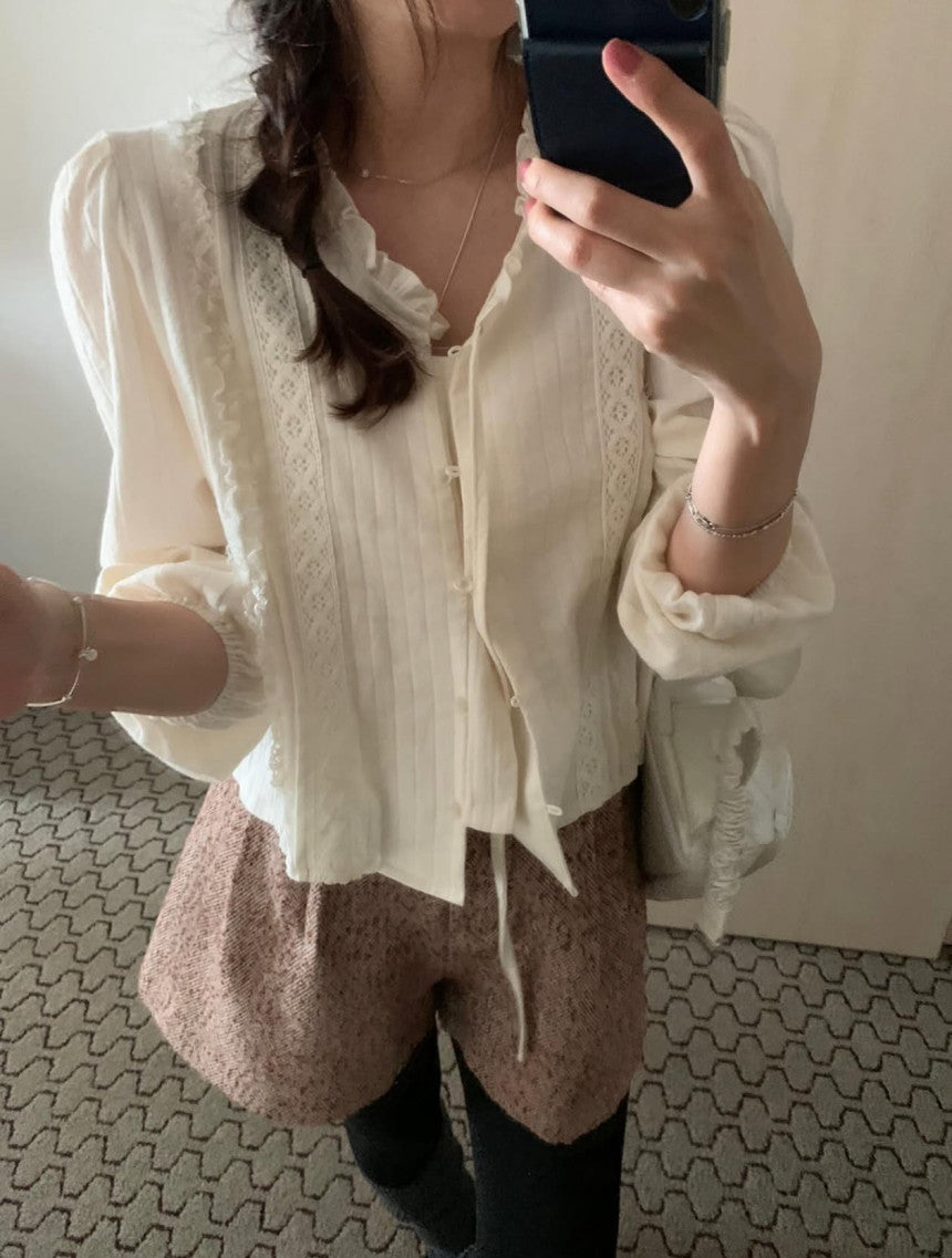 Darling frill gimo blouse