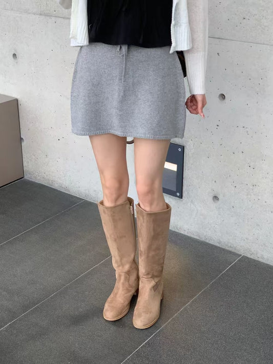 knit skirt-3col