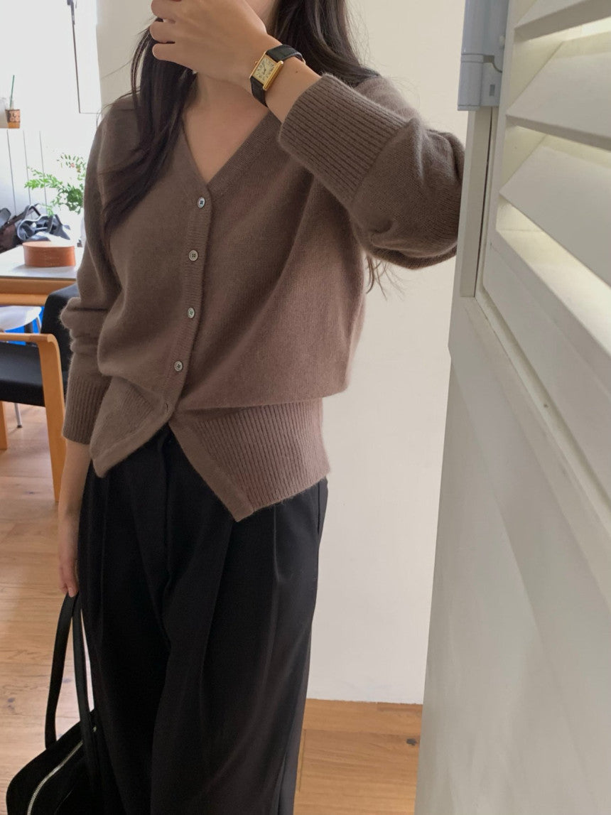 Raccoon cardigan-4col