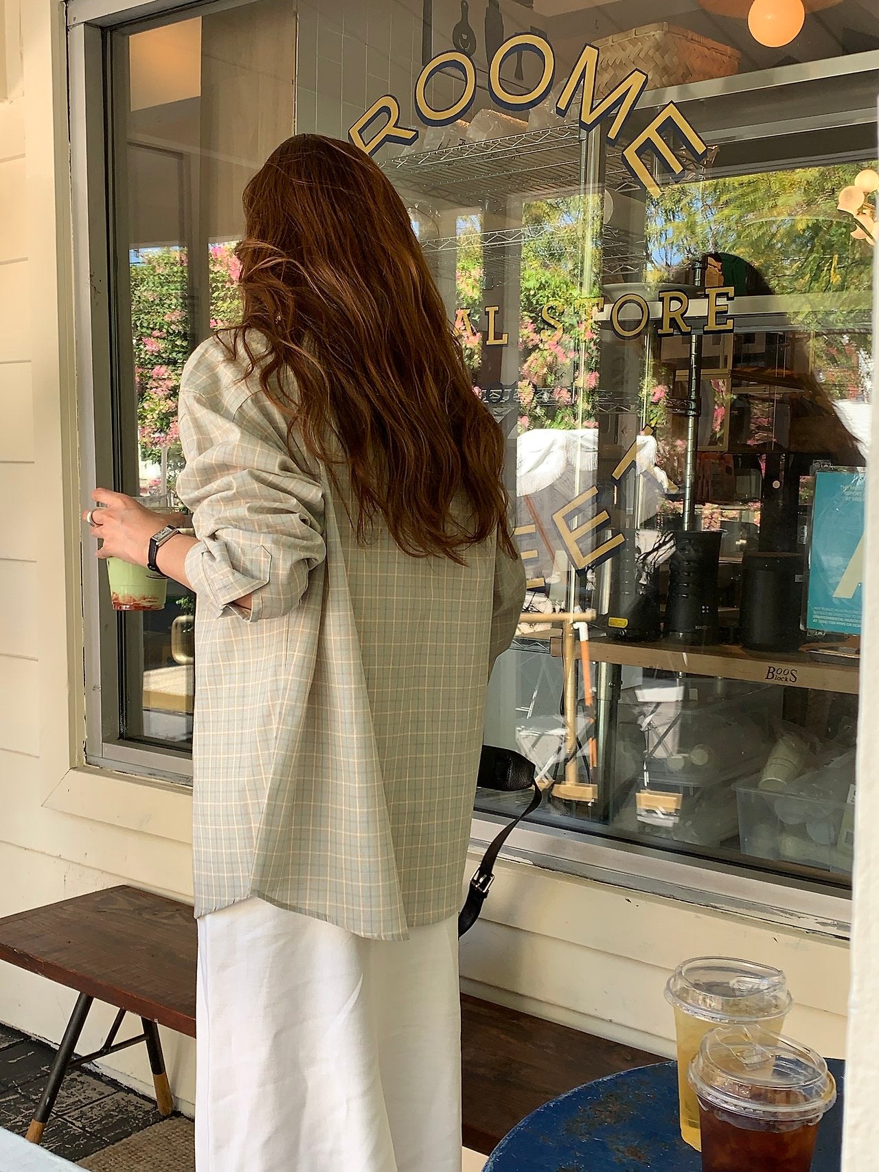 Halen check shirt-2col