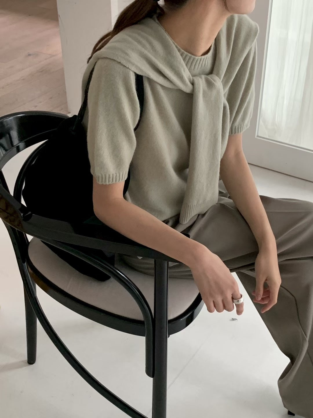Room  and half wholega knit-6col