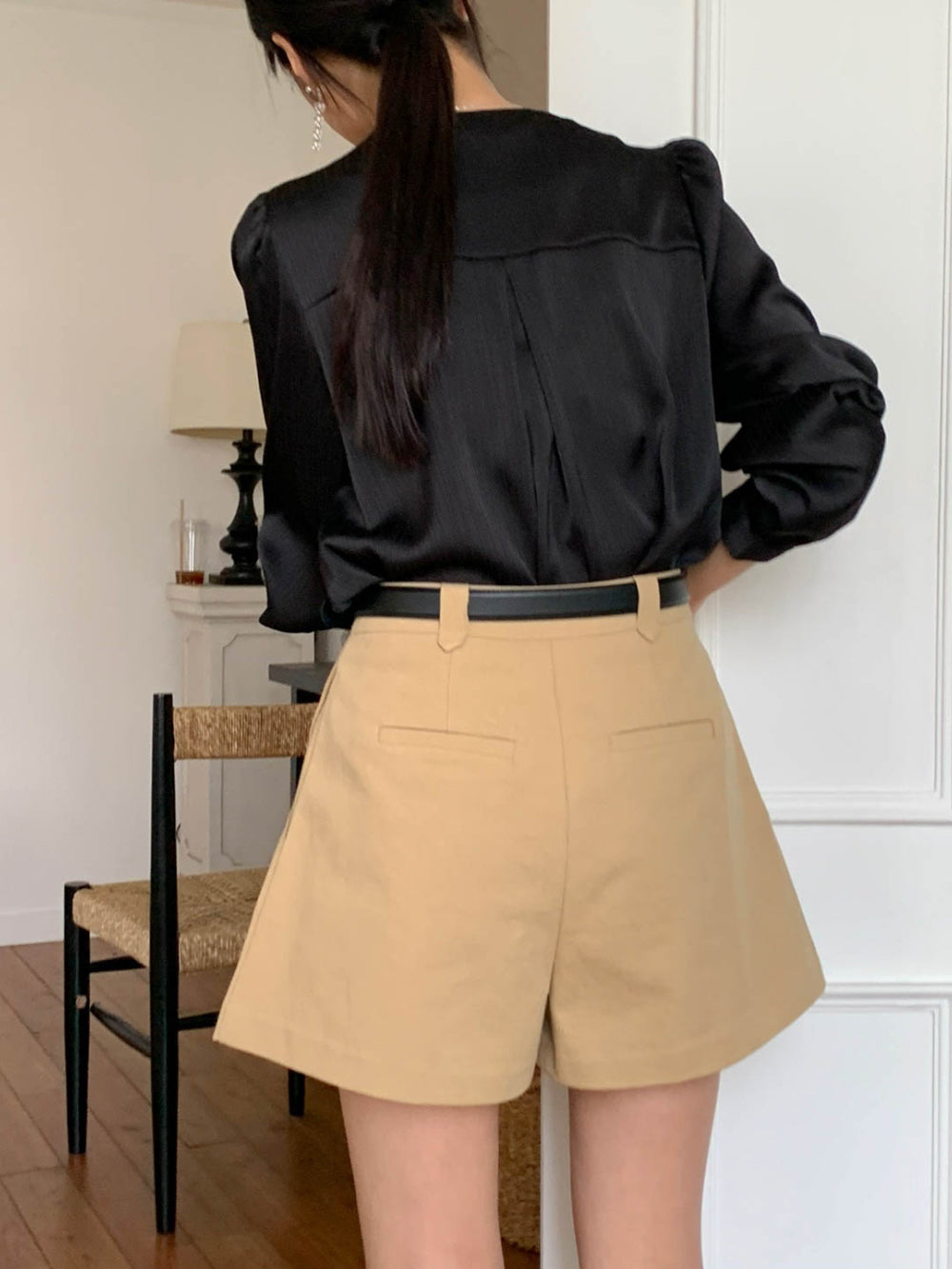 black即納 siri blouse-3col