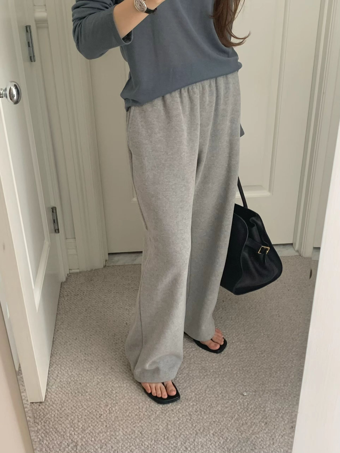 Ounce cozy string jogger pants-2col