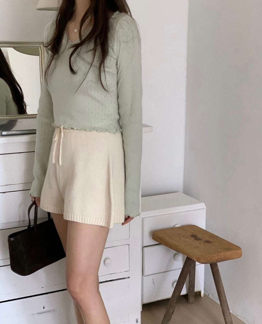 Ez knit shorts-4col