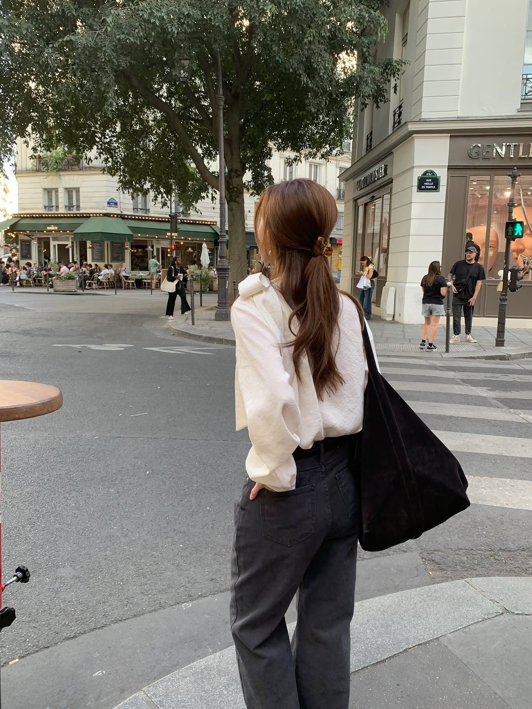 Ere scarf blouse-2col
