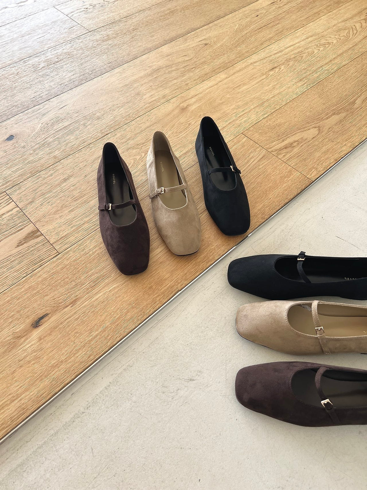 Suede Mary Jane-3col