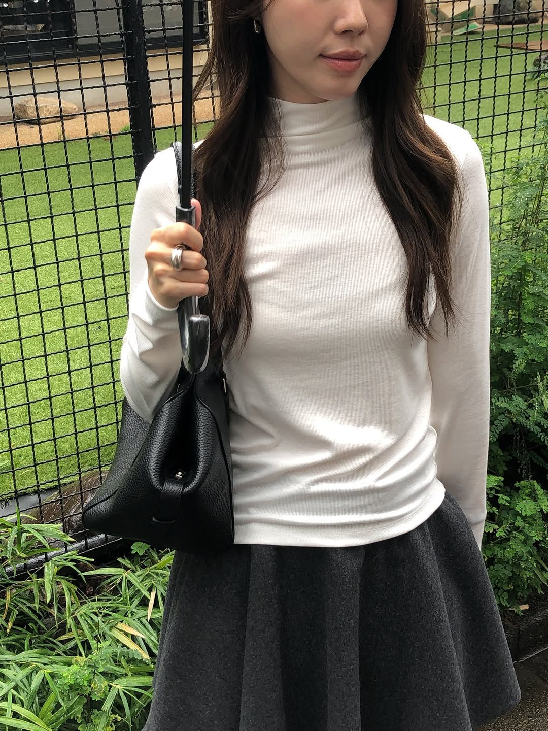 nicole soft turtleneck t-shirt-4col