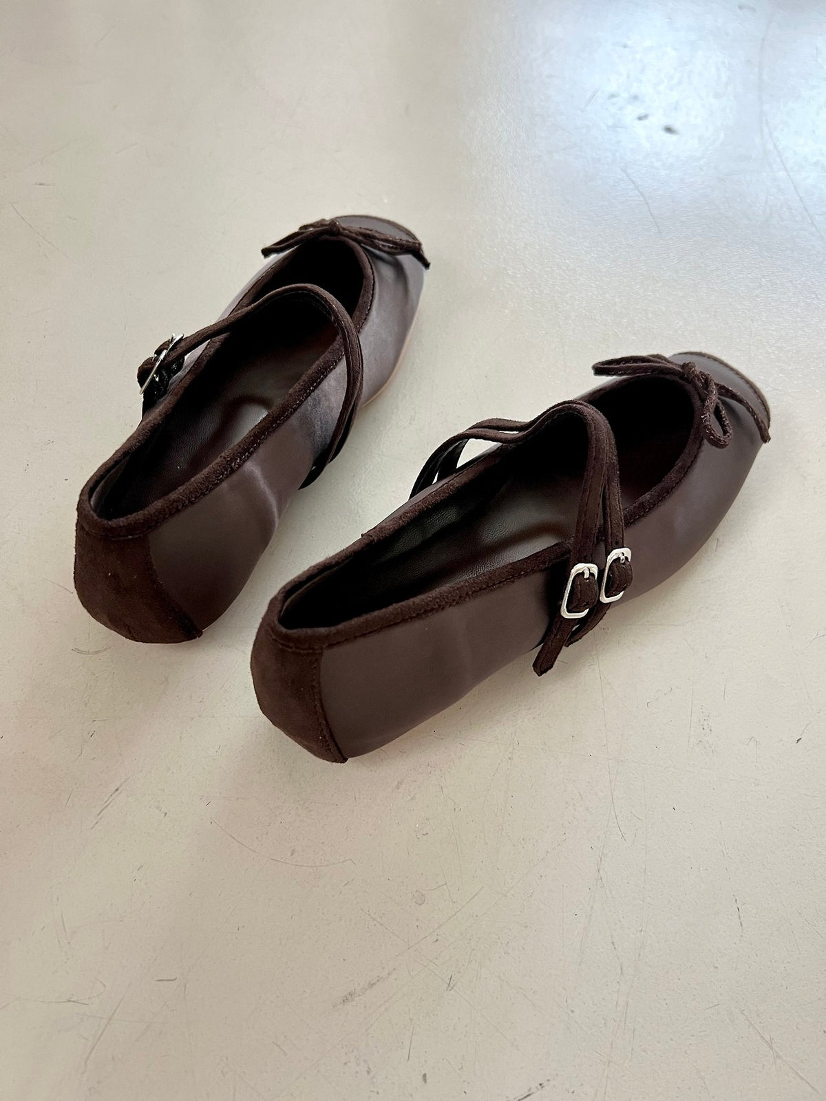 Molded double-strap Mary Jane