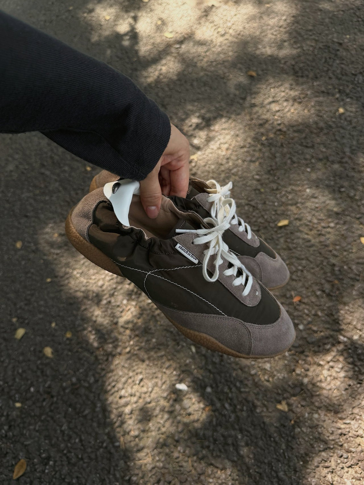 cloud suede sneakers-2col