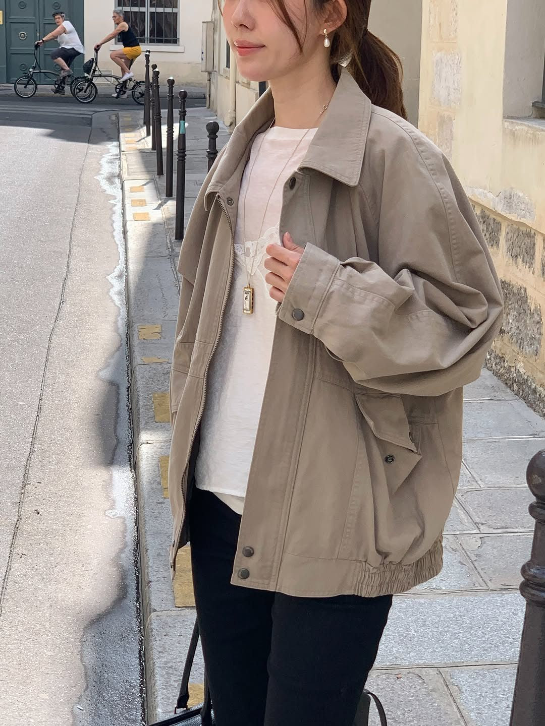 Aven utility washed blouson-2col