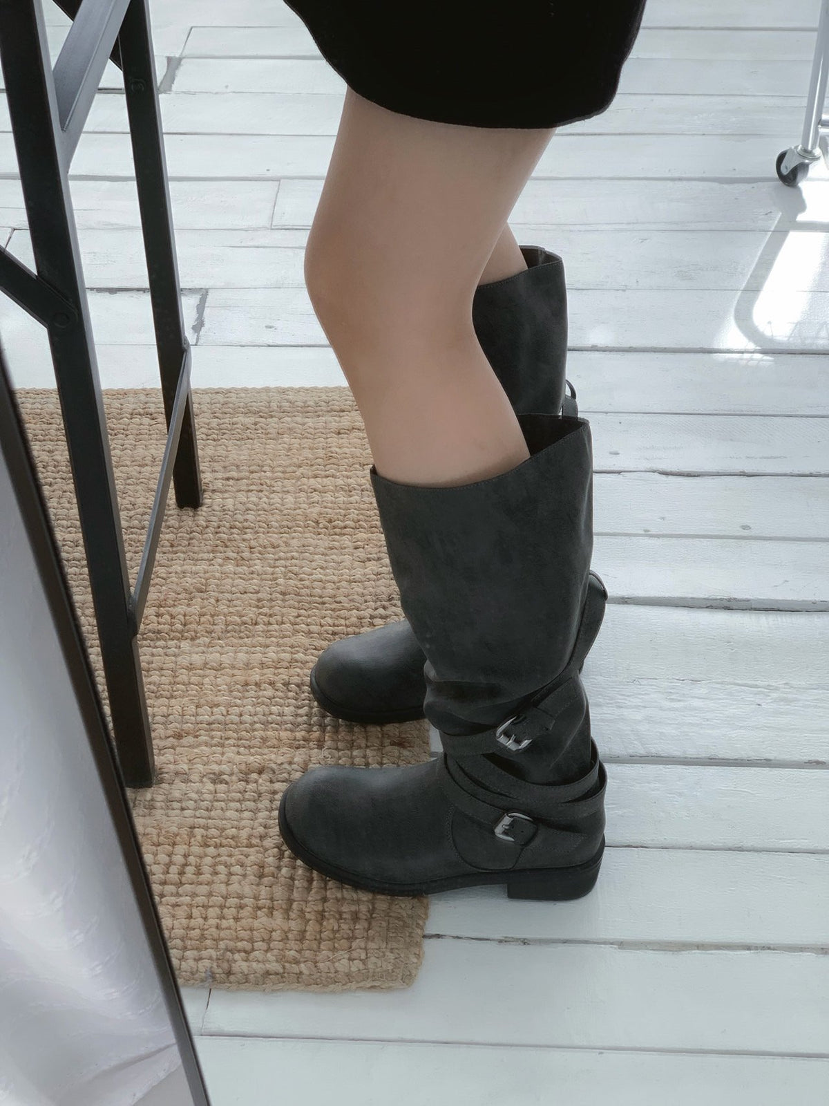 vintage belt boots-2col
