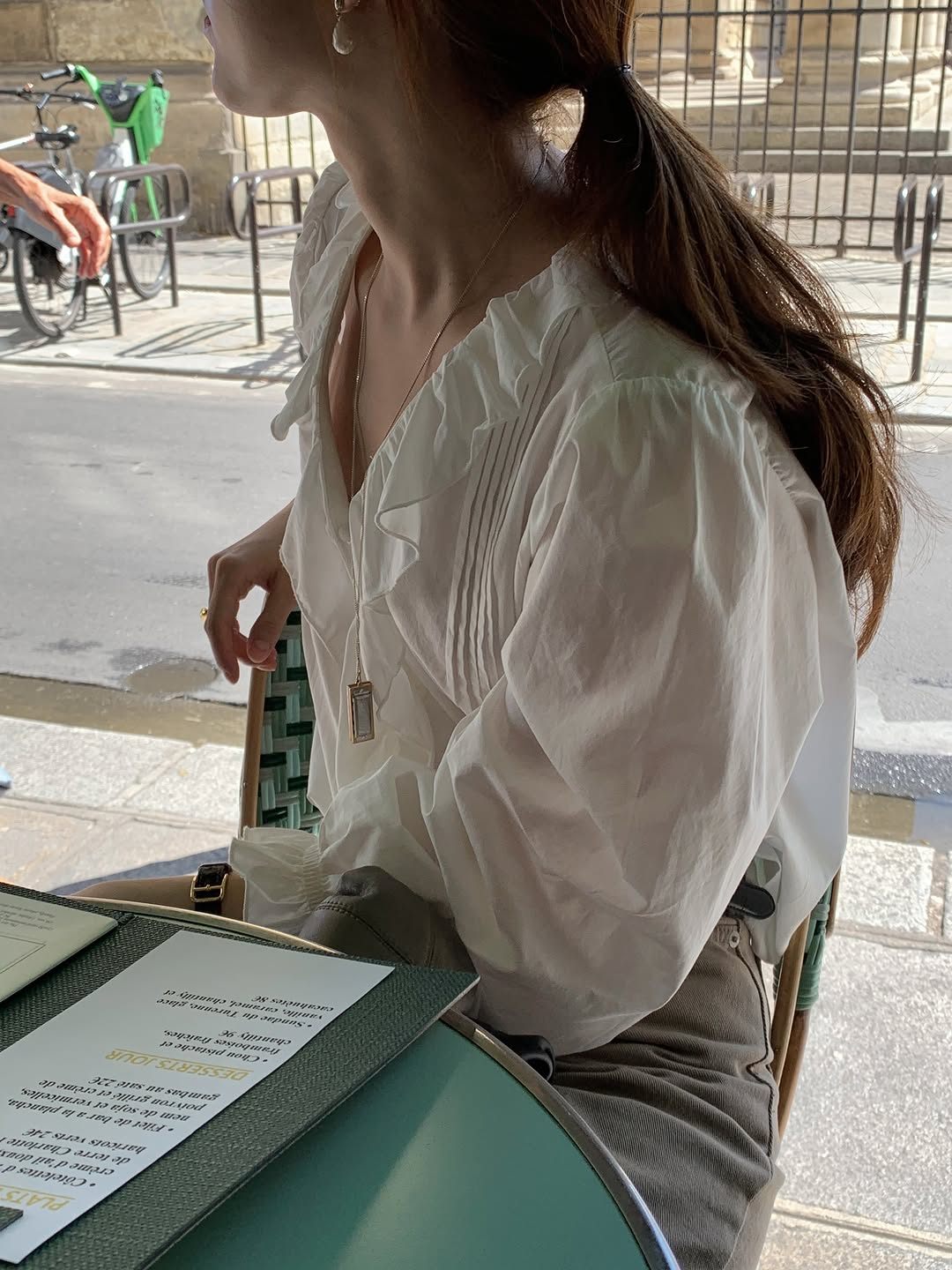 Margo ruffle blouse