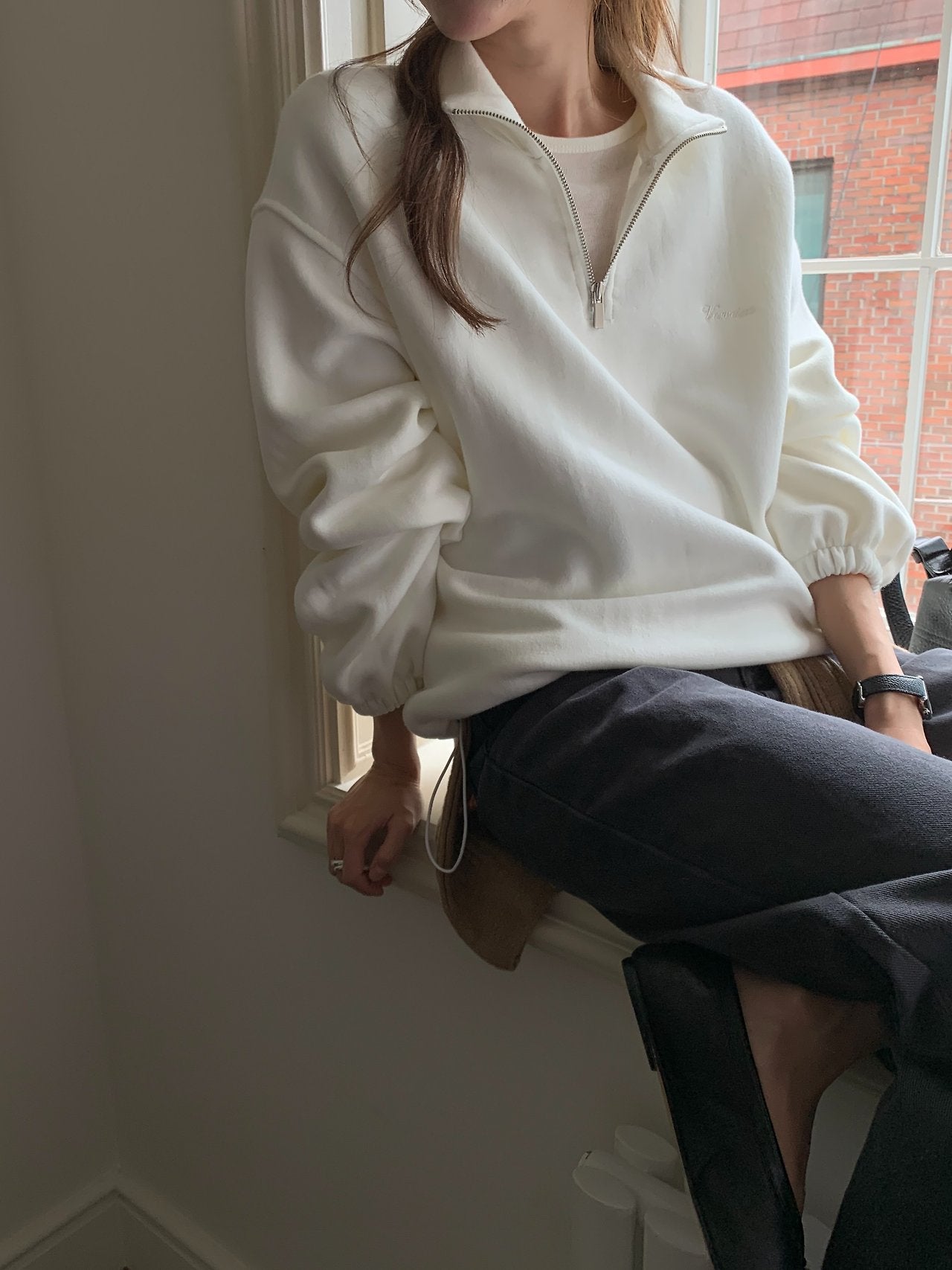 Rocher half zip-up MTM-2col