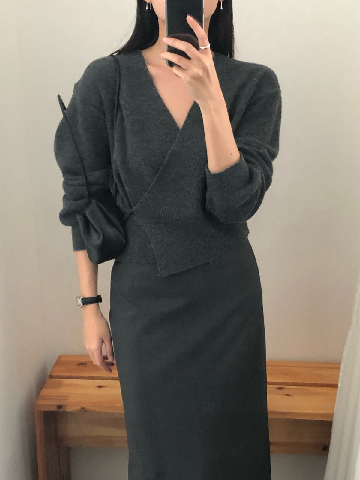 line wrap knit-3col
