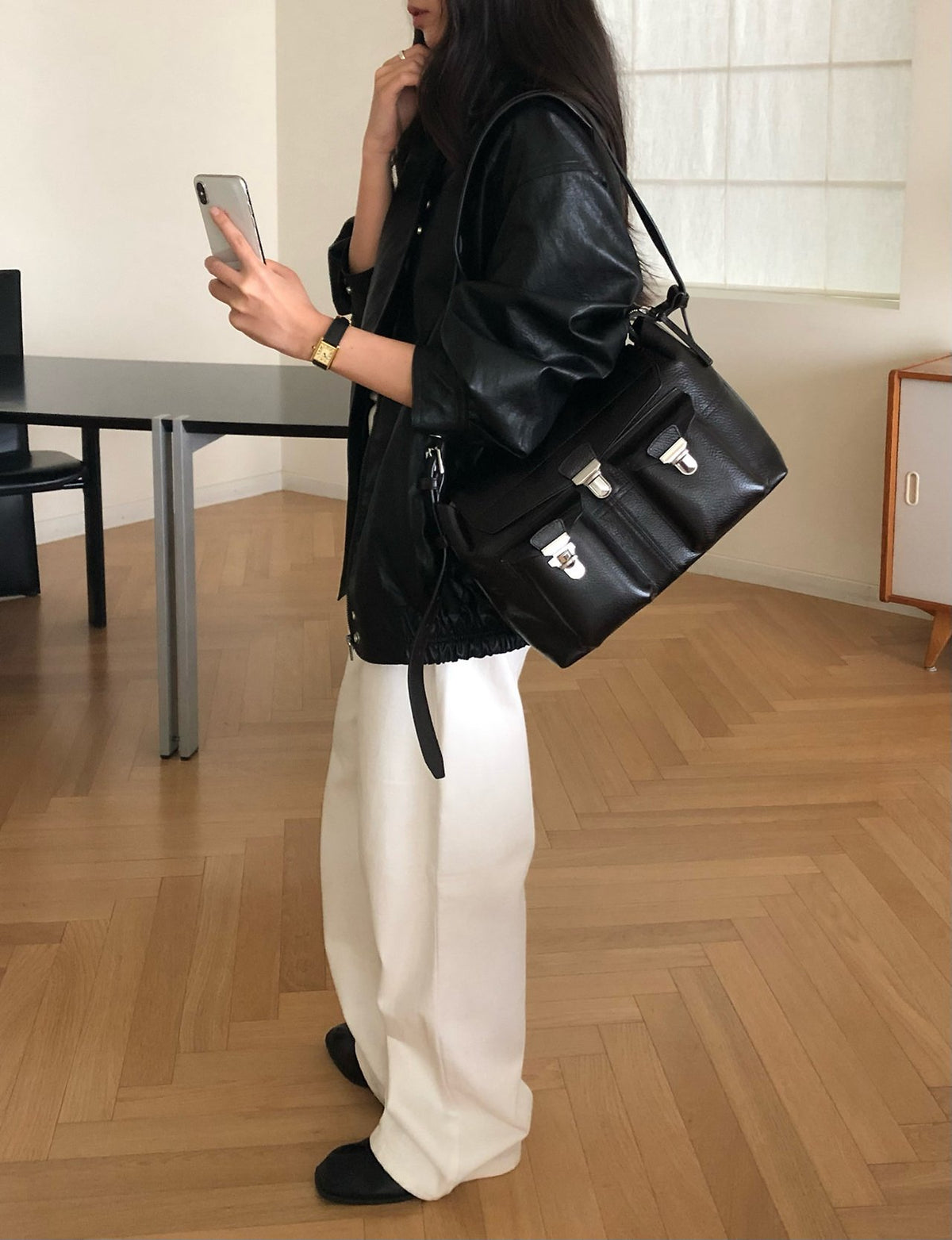 autumn leather jacket