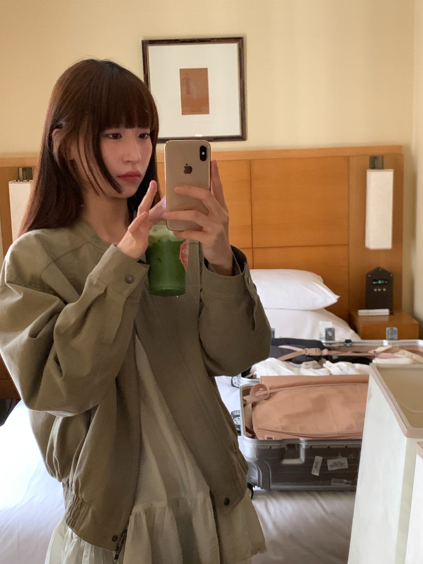 essential cotton zip-up jumper