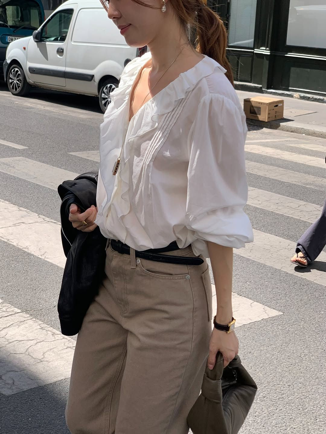Margo ruffle blouse