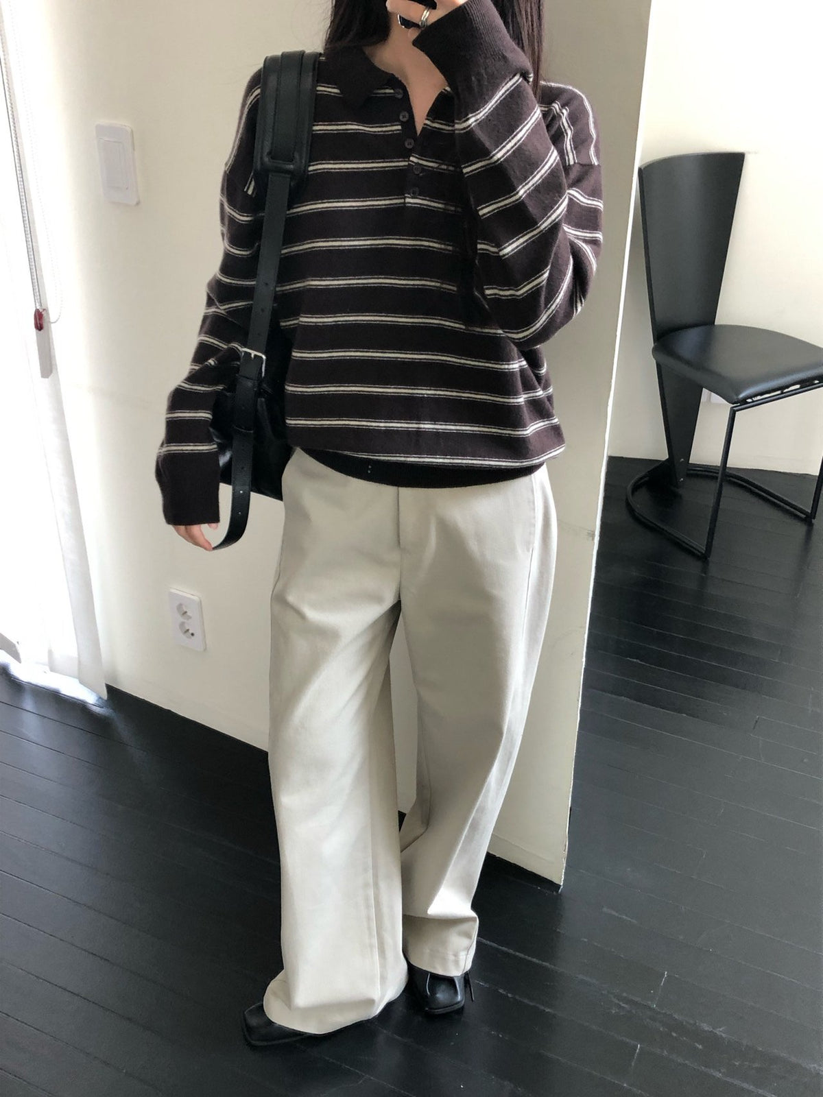 urban stripe knit-3col
