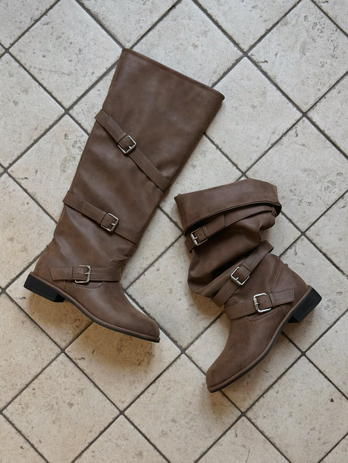 belted slouch boots-2col