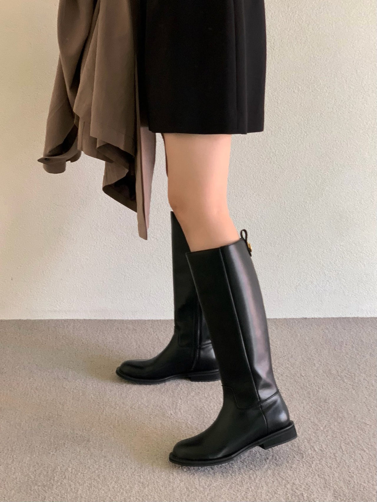 classic d-ring long boots
