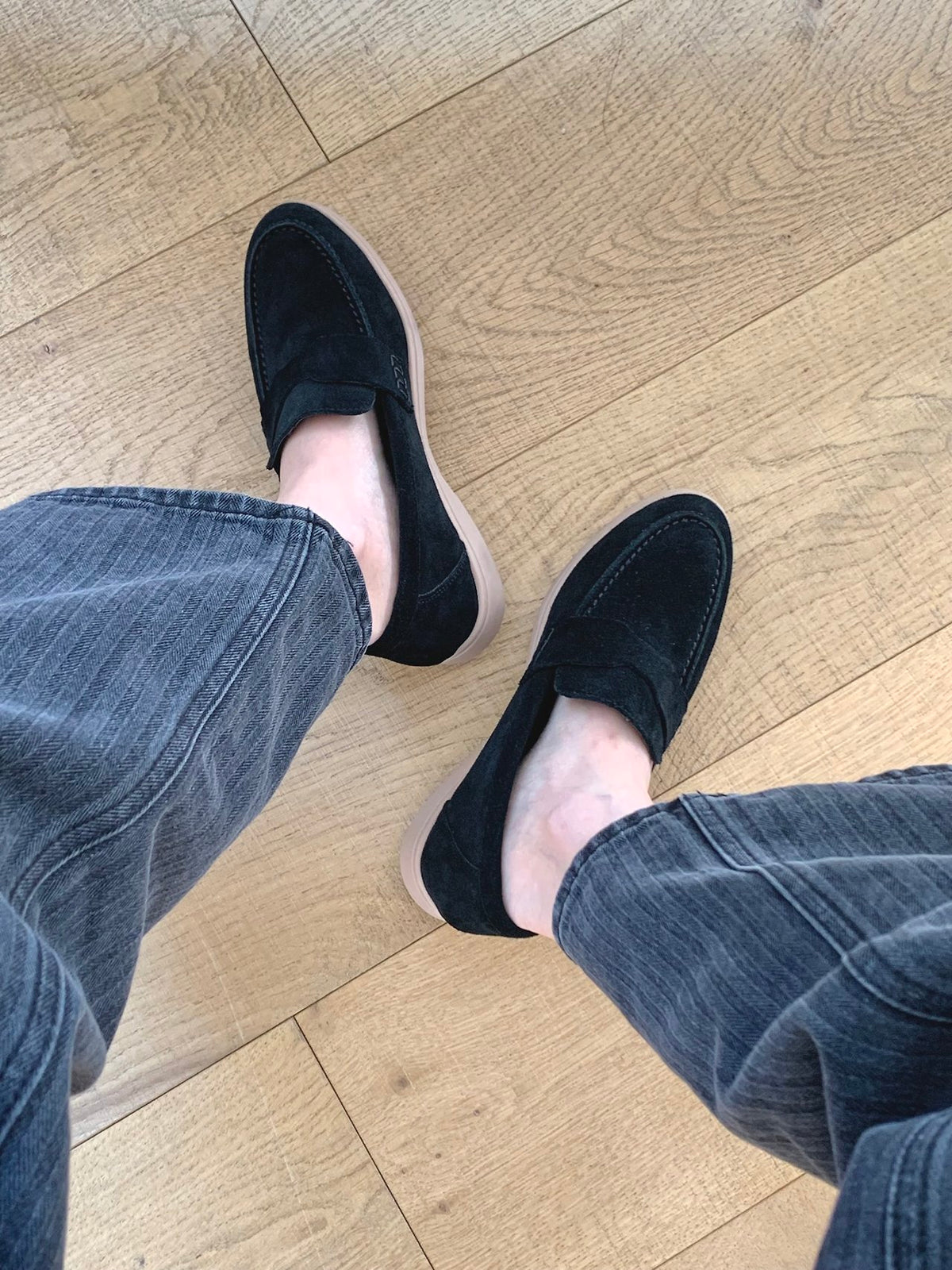 Real leather loafers-3col
