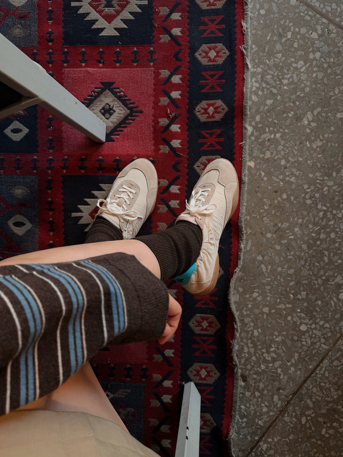 cloud suede sneakers-2col