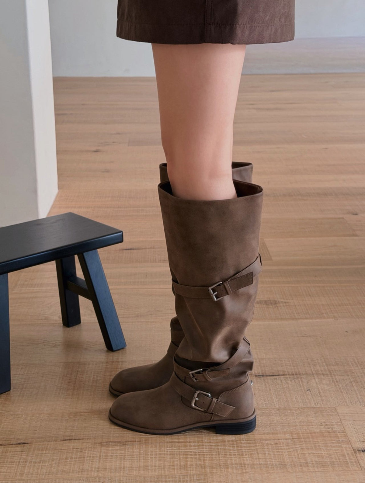 belted slouch boots-2col
