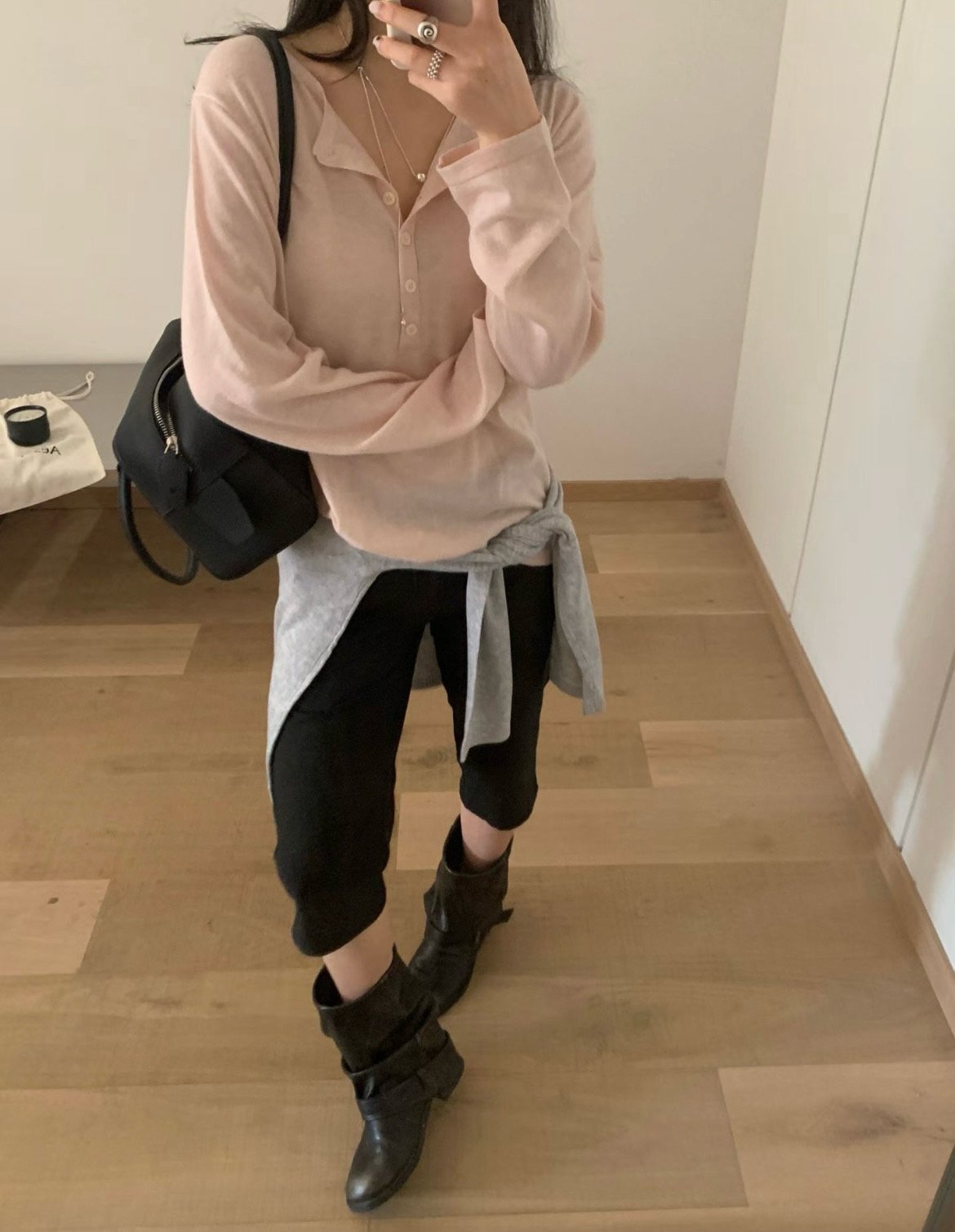 button knit-4col