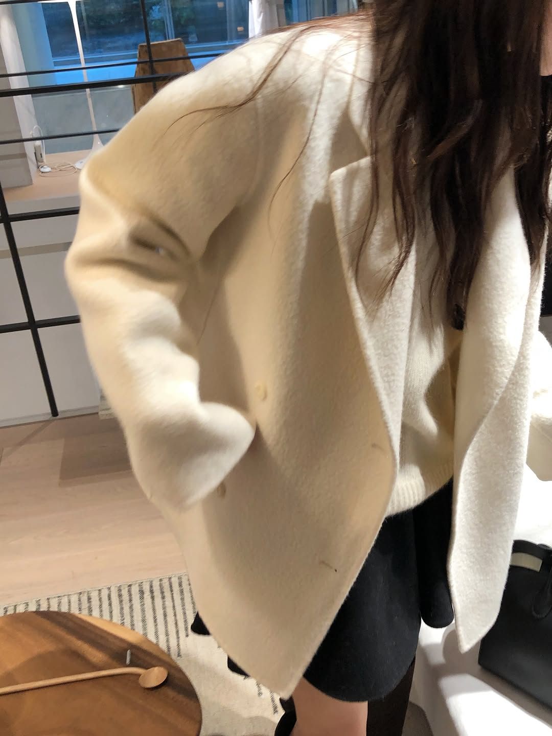 yvette double half handmade jacket-2col